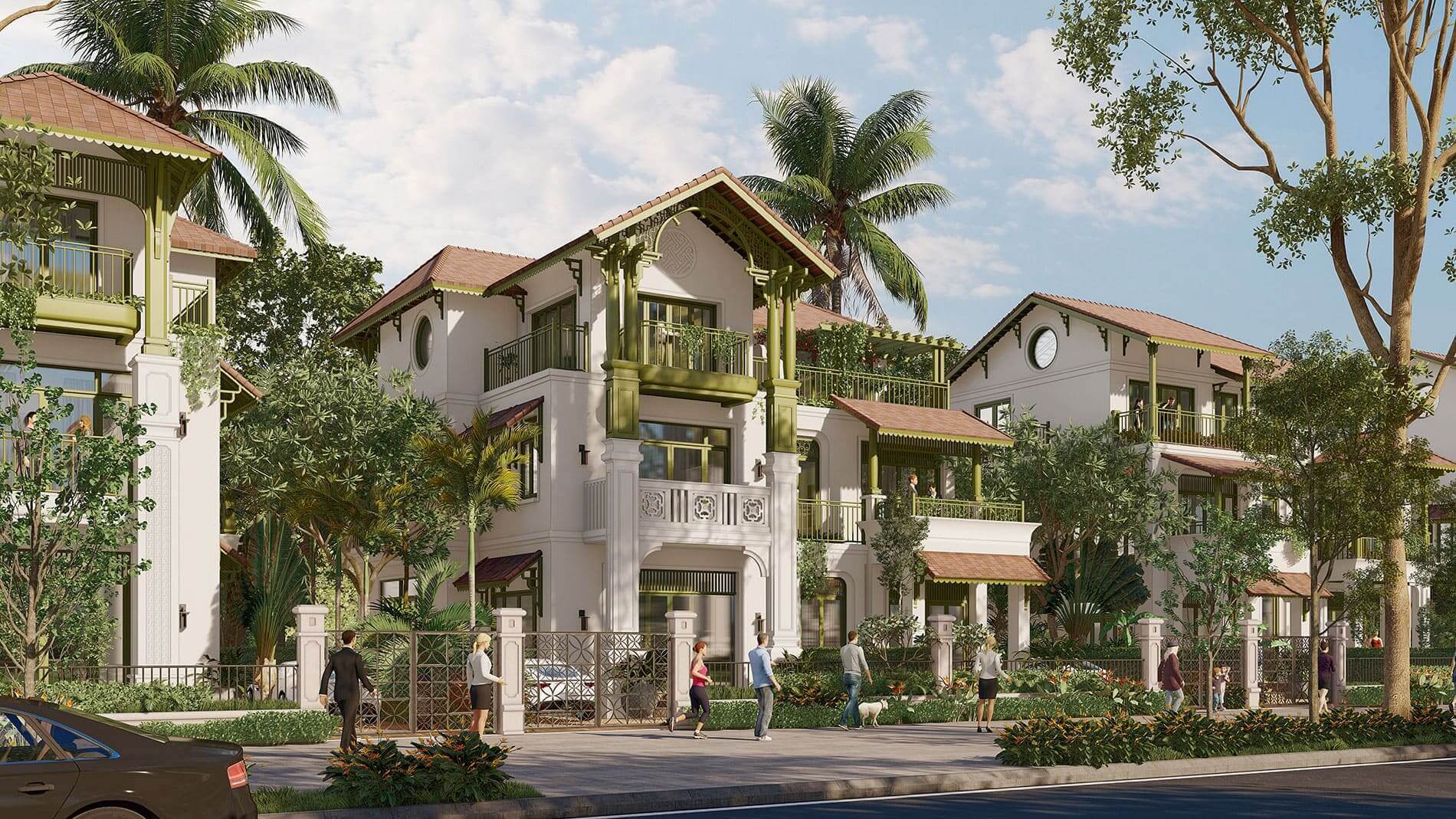 biệt thự đơn lập Vista Nam An Khánh