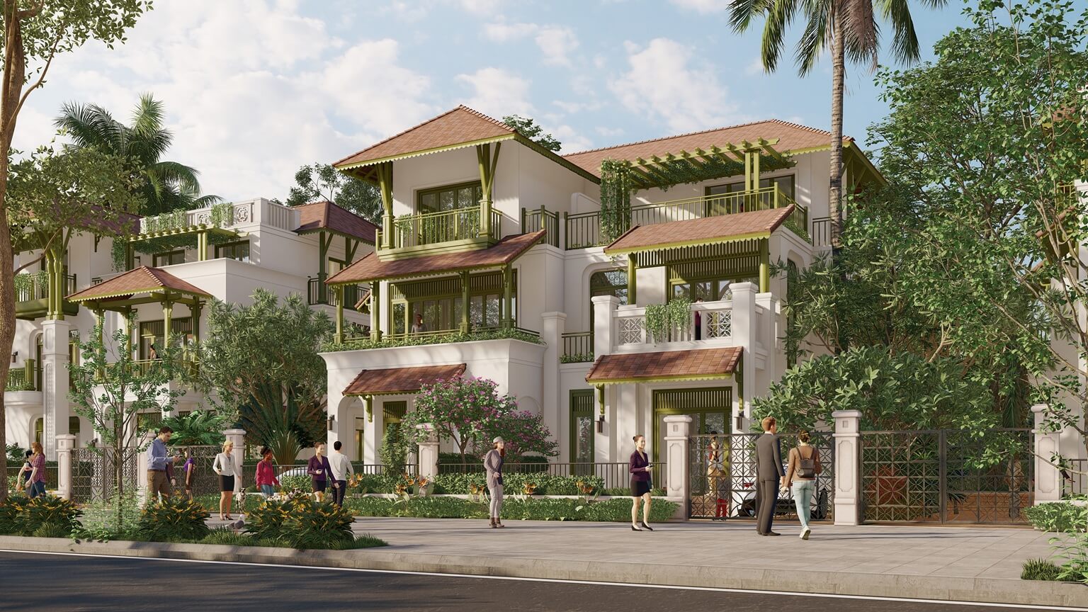 biệt thự đơn lập Vista Nam An Khánh