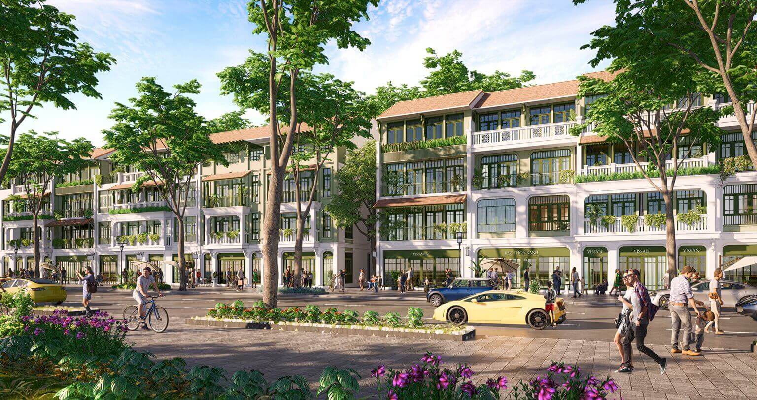 liền kề townhouse Vista Nam An Khánh