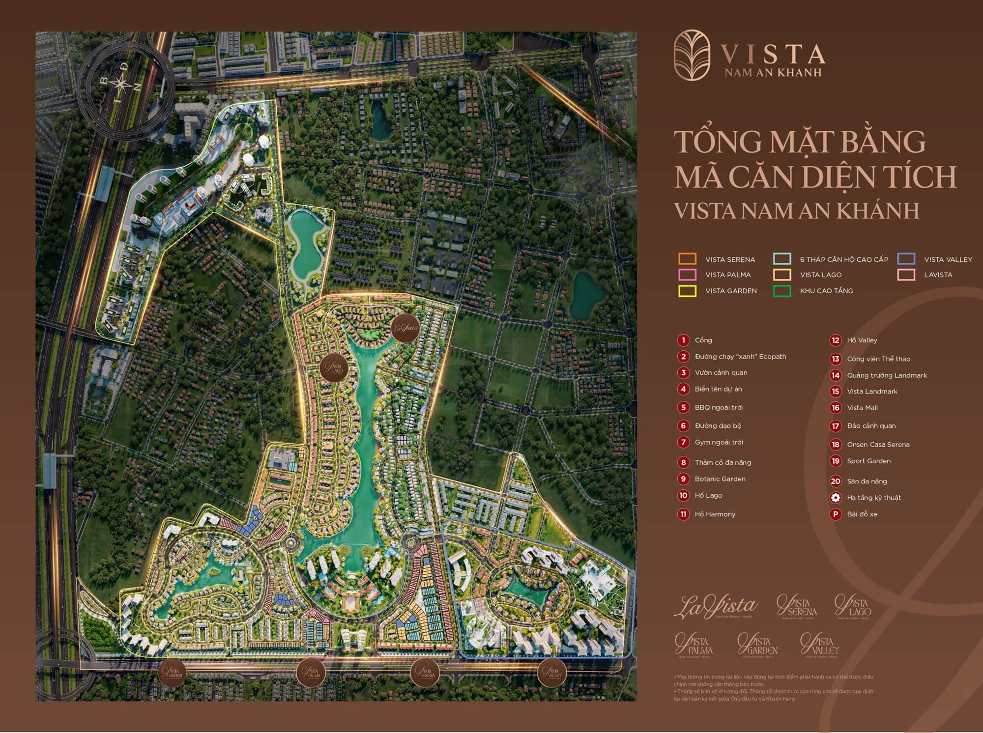 mặt bằng dự án vista nam an khánh