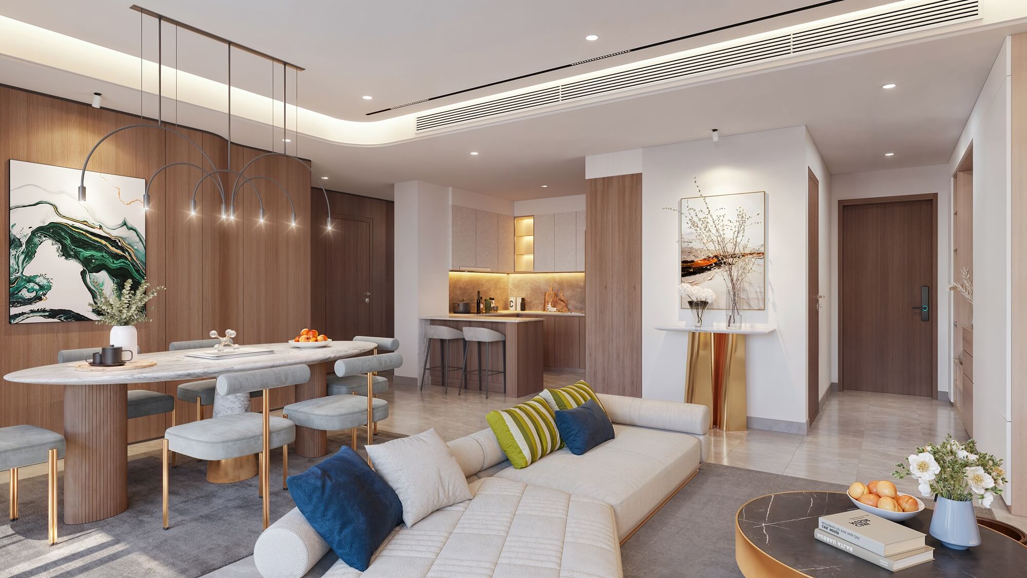 Căn hộ 3 phòng ngủ Metropoli5 Nam An Khánh