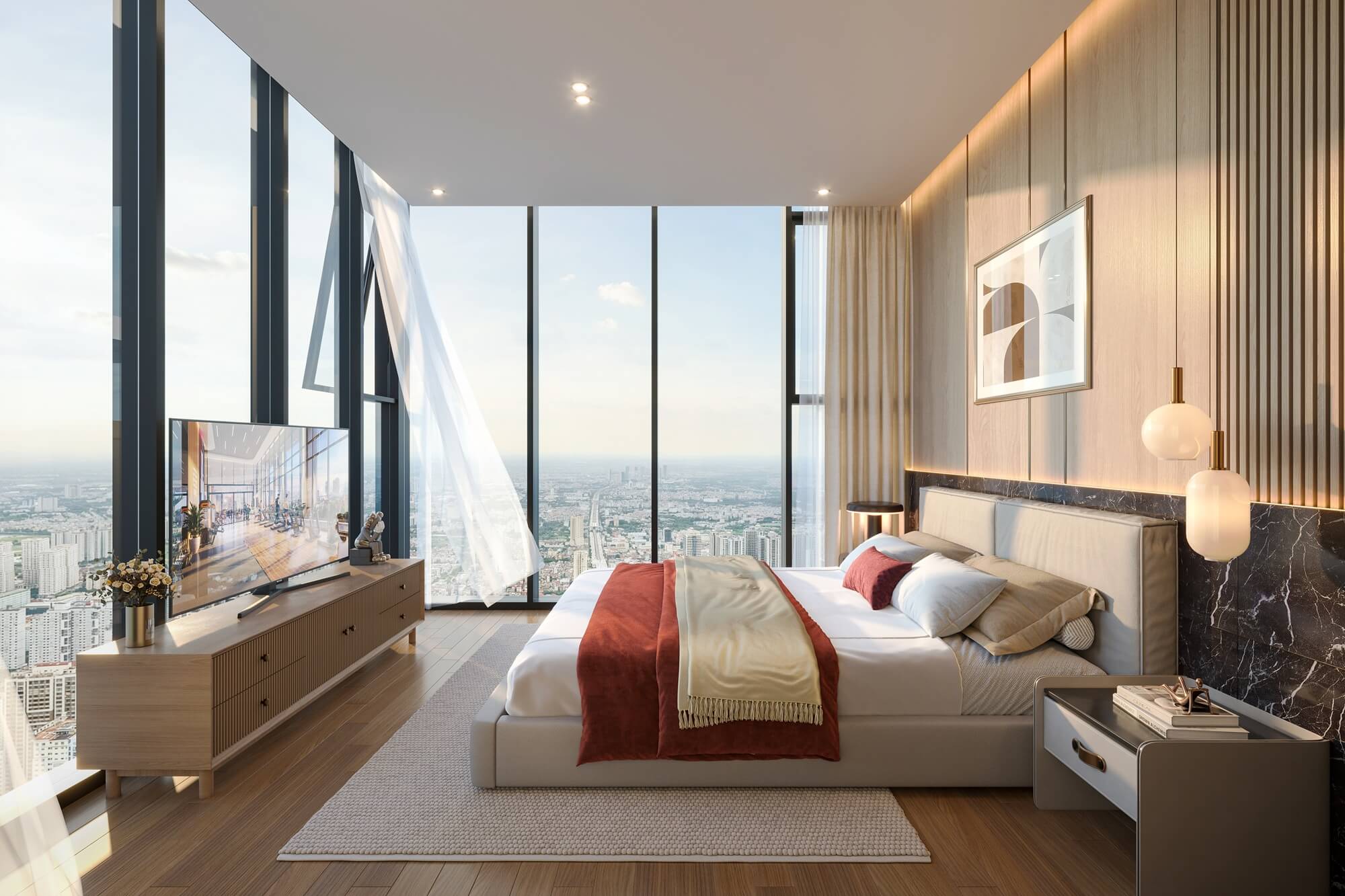 Căn hộ 3 phòng ngủ Metropoli5 Nam An Khánh